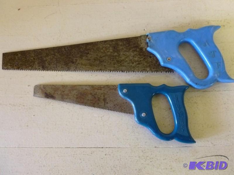 Lot of two kids hand saws that incl...