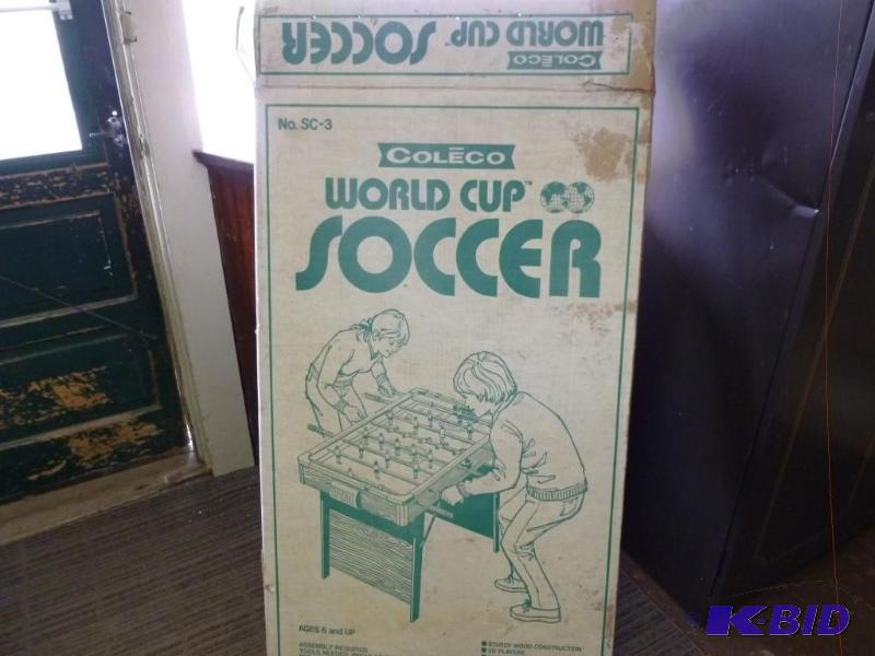 Large Coleco World Cup Soccer Game,...