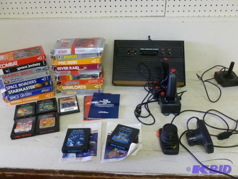 Atari Video Computer Game System, c...