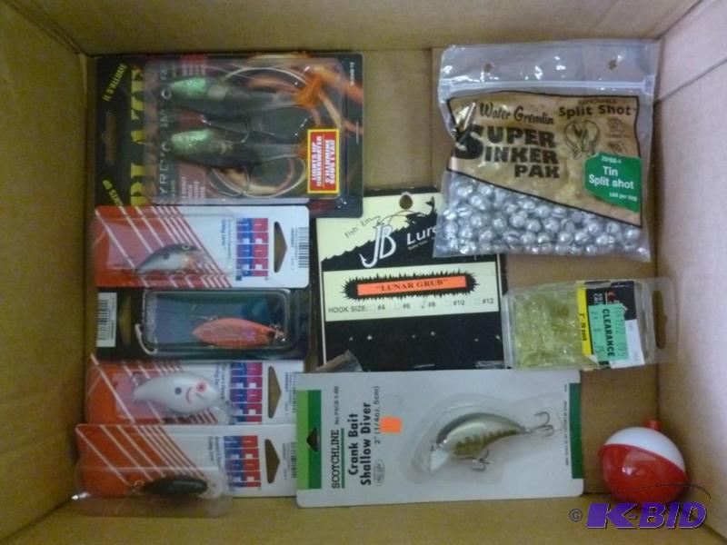 Large lot of new fishing baits and ...