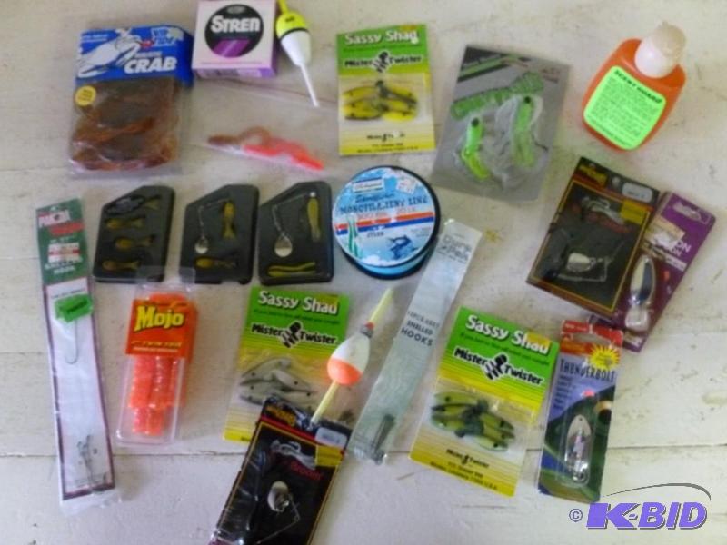 Large lot of new fishing baits and ...