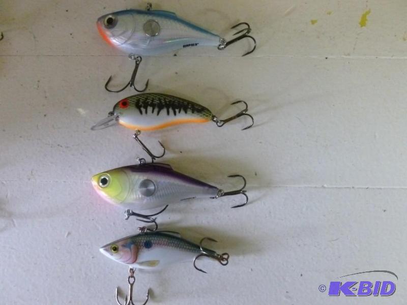 Lot of four rattle - crank type fis...