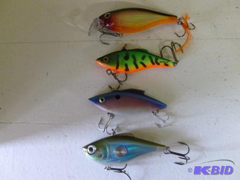 Lot of four rattle - crank type fis...