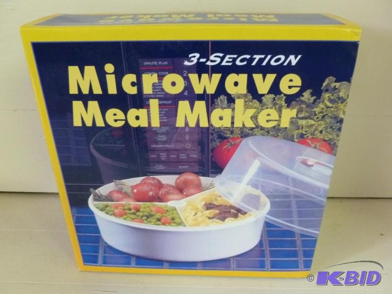 Three Section Microwave Meal Maker,...