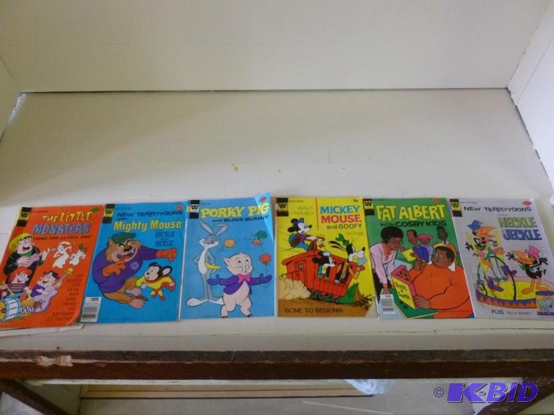 Lot of six vintage 1970s Whitman c...