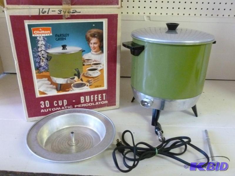 Vintage Chilton aluminum 30 cup buf...