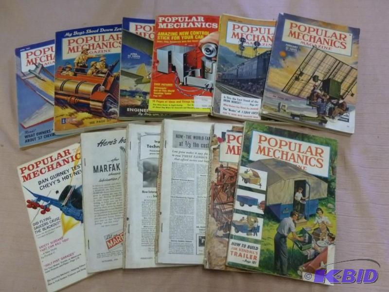 Lot of twelve vintage 1940s, 50s ...