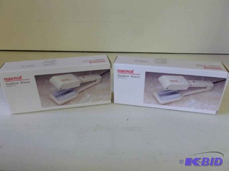 Lot Of Two Faberge Fashion Waver Ir...