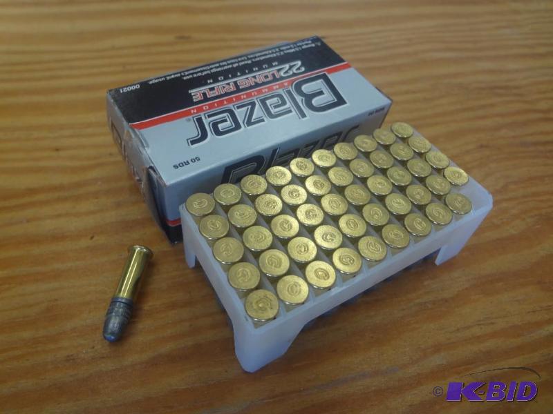lot 10 image: (50) Rounds Blazer .22LR...