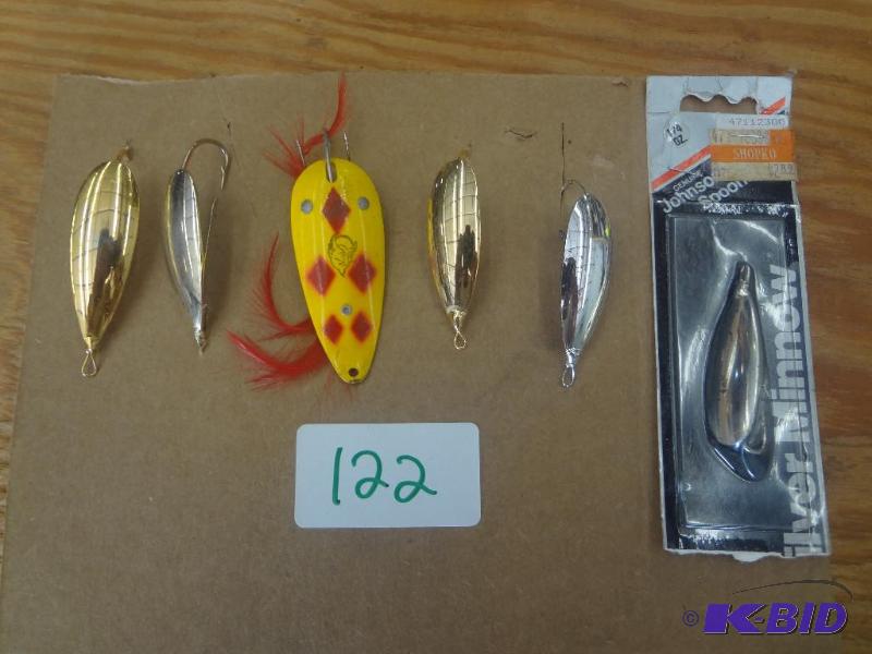 lot 122 image: (6) Various Spoon Lures...