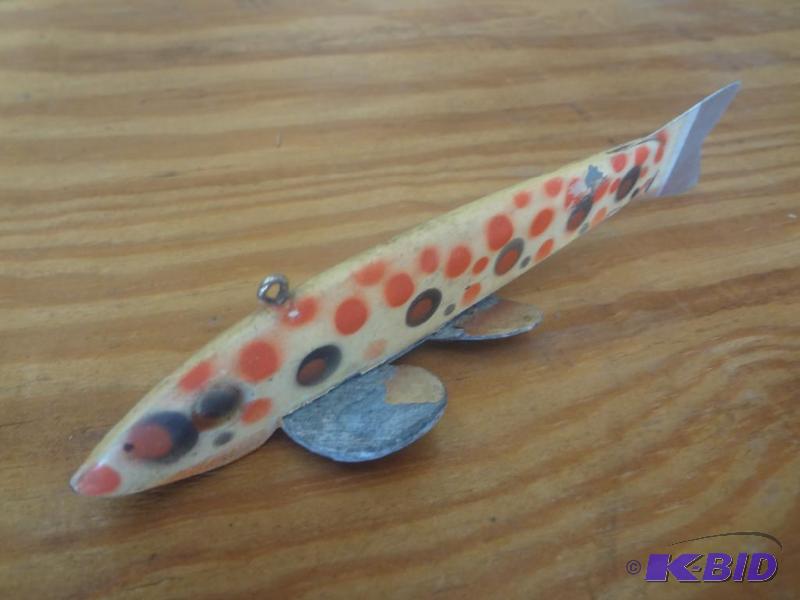 lot 130 image: Hand-Painted Spearing Decoy...