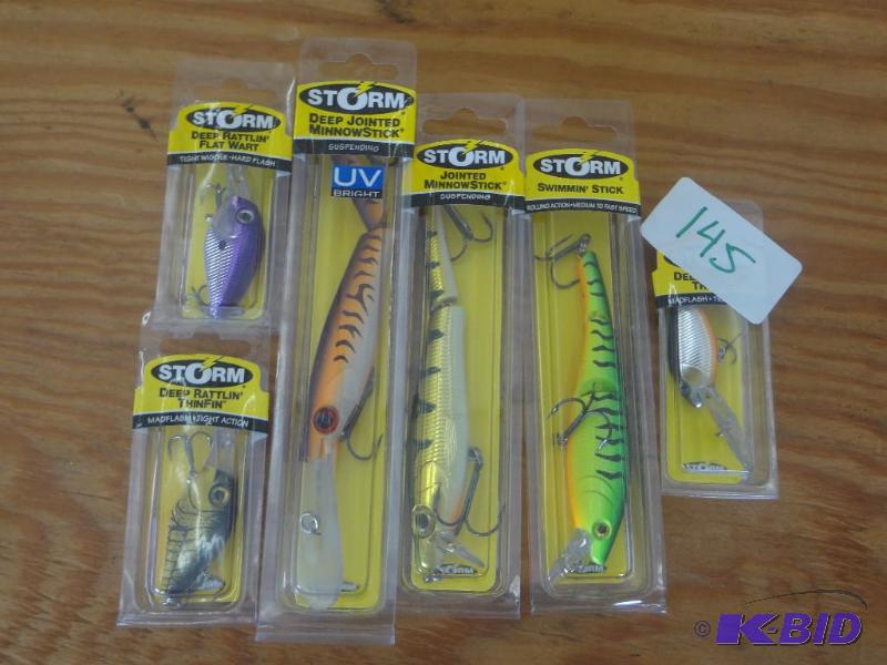 lot 145 image: (6) New Storm Crankbaits...