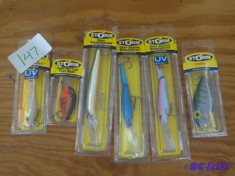 lot 147 image: (6) New Storm Crankbaits...