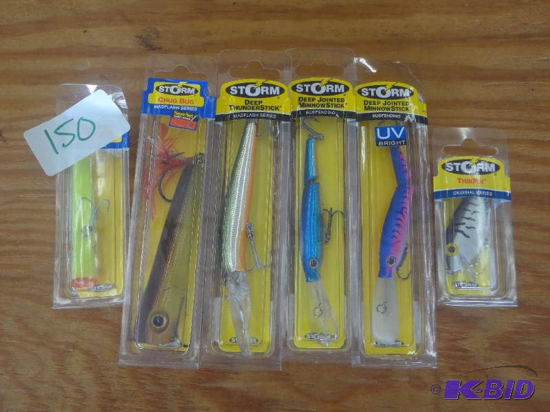 lot 150 image: (6) New Storm Crankbaits...