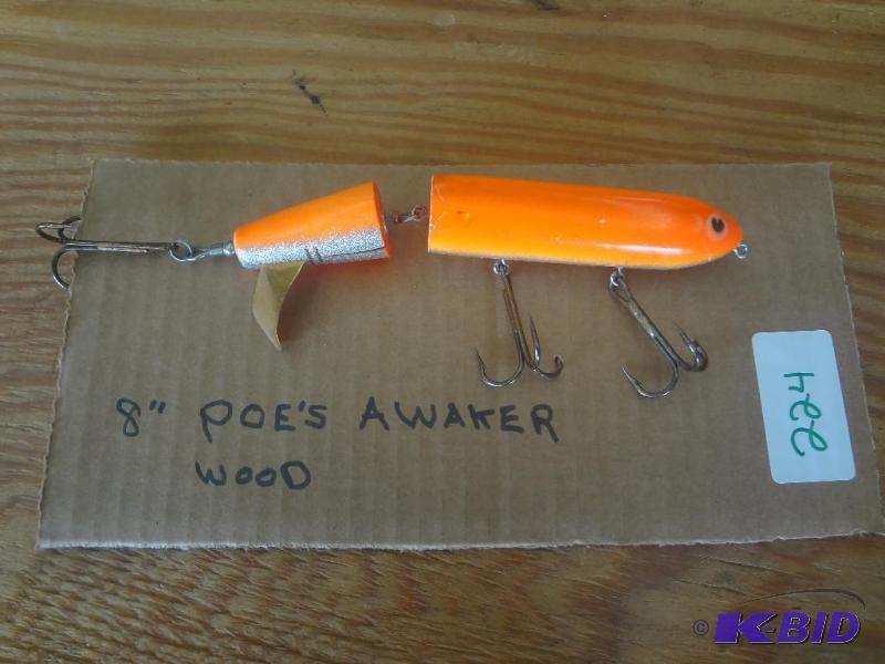 lot 224 image: 8" Poes Awaker, Wood...