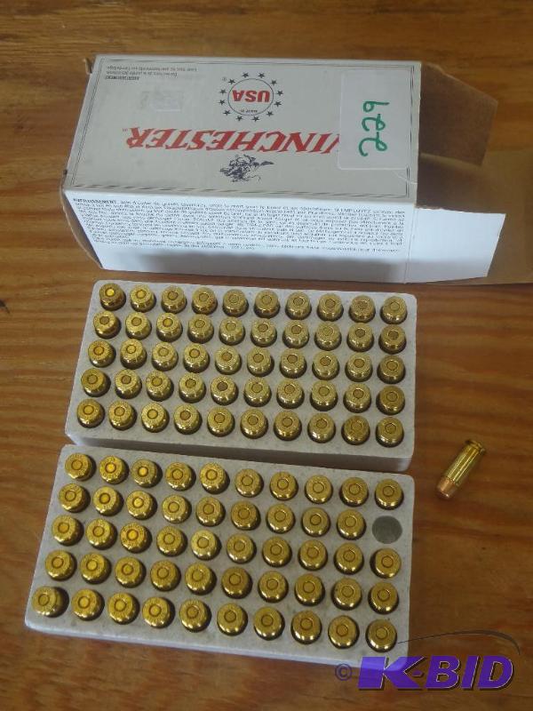 lot 229 image: (100) Rounds Winchester 40 S&ampW ...