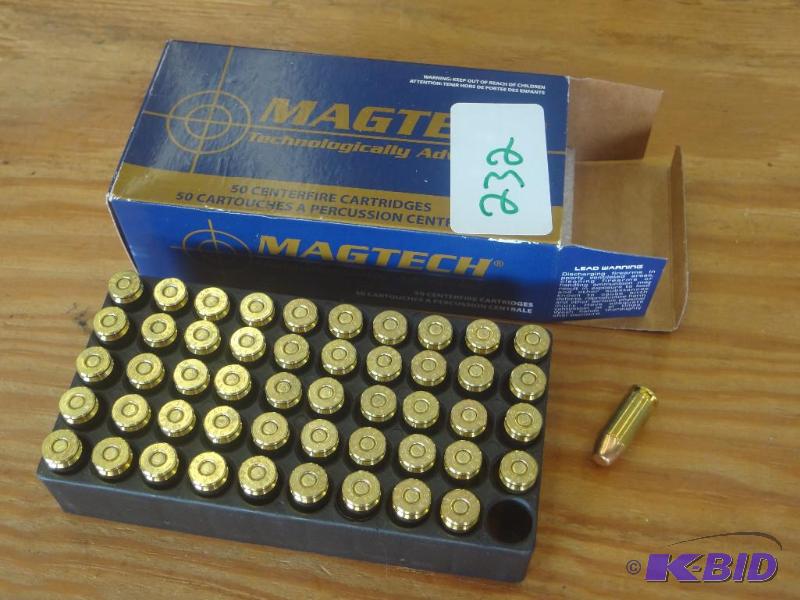 lot 232 image: (50) Rounds Magtech 40 S&ampW 180g...