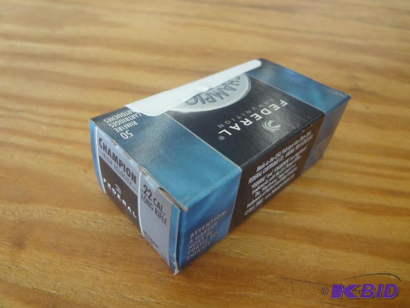 lot 237 image: (50) Rounds Federal 40grain .22LR...