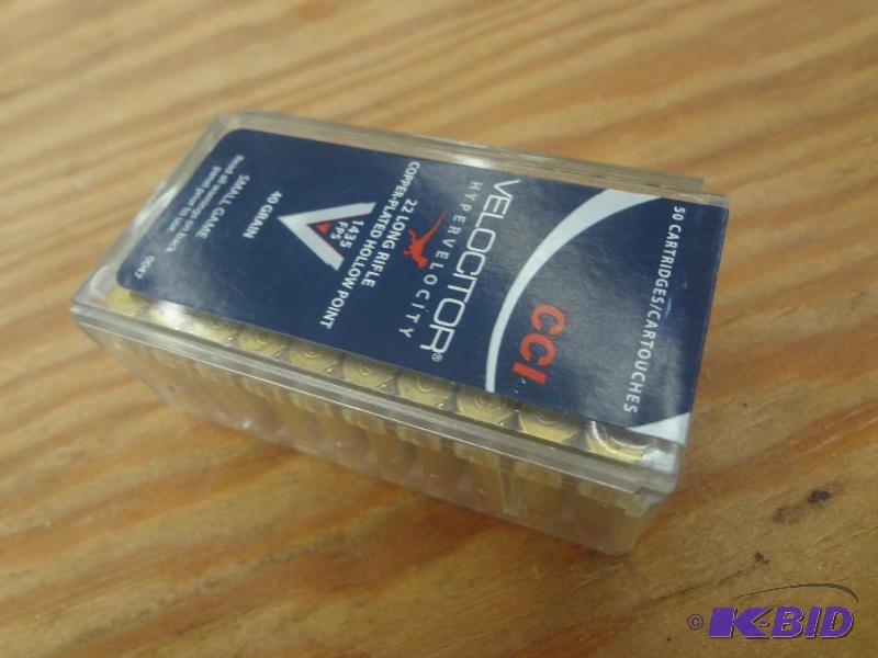 lot 239 image: (50) Rounds CCI 40grain .22LR...