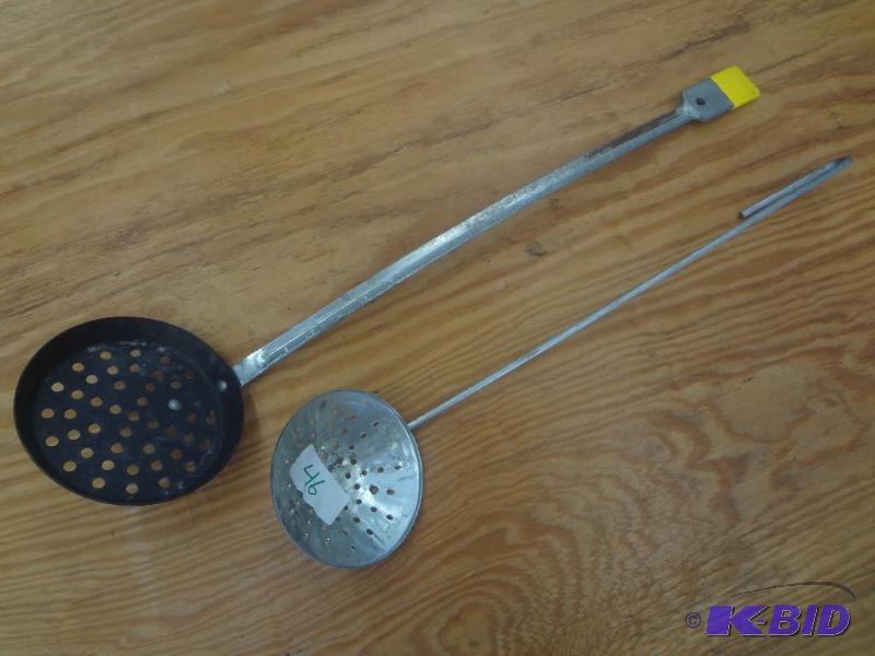 lot 46 image: (2) Ice Hole Scoope...