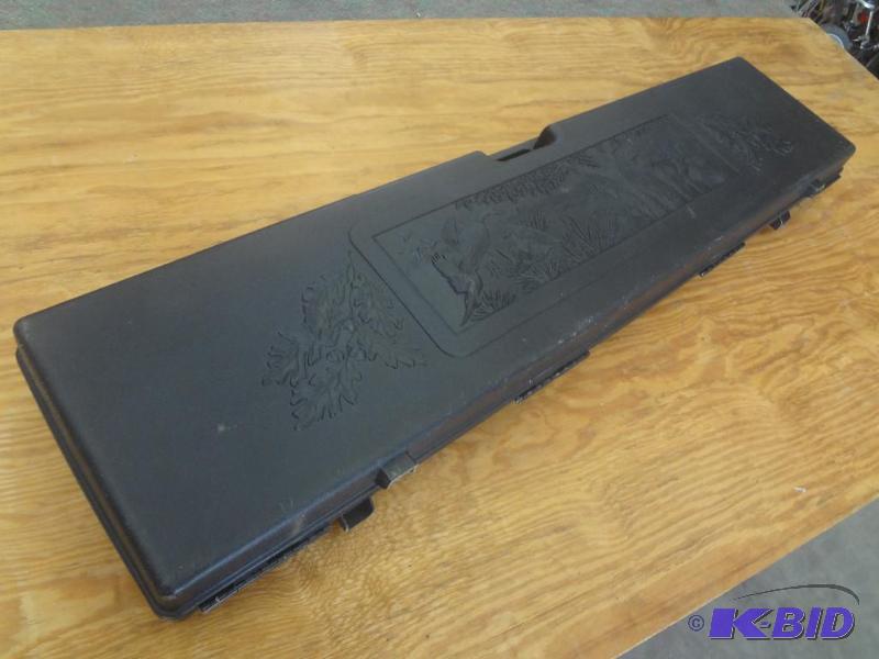 lot 52 image: Hard-Sided Plastic Rifle Case...