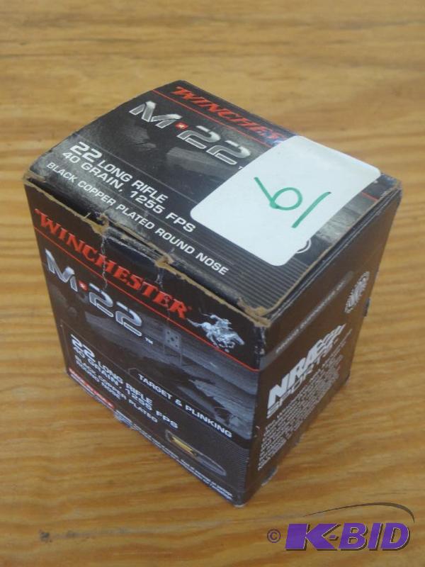 lot 6 image: Partial Box Of Winchester M22 40gra...