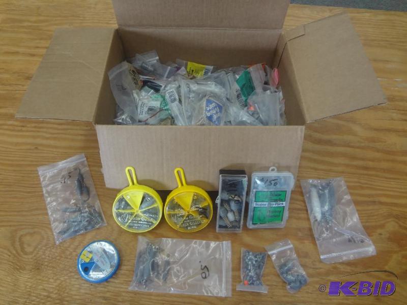 lot 61 image: 42# Box Of Various Sinkers...