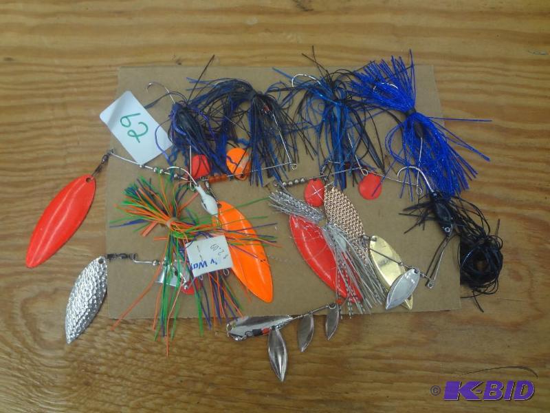 lot 62 image: (8) Spinner Bait Lures...