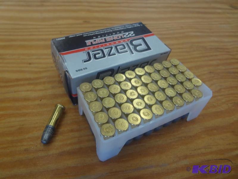lot 7 image: (50) Rounds Blazer .22LR...
