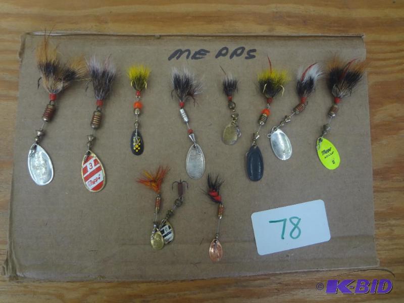 lot 78 image: (11) Mepps Spinner Lures...