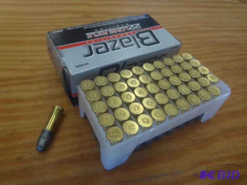lot 8 image: (50) Rounds Blazer .22LR...