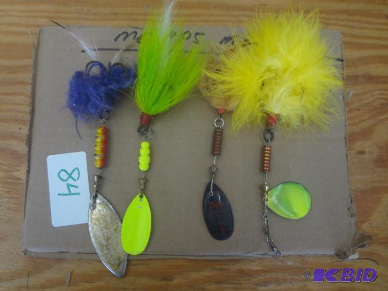 lot 84 image: (4) Mepps Muskie Lures...