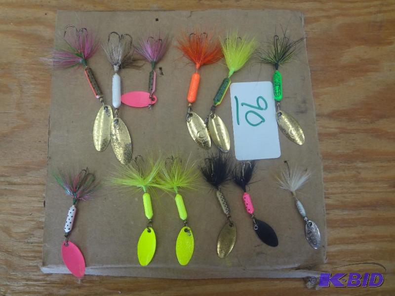 lot 90 image: (12) Various Spinner Lures...
