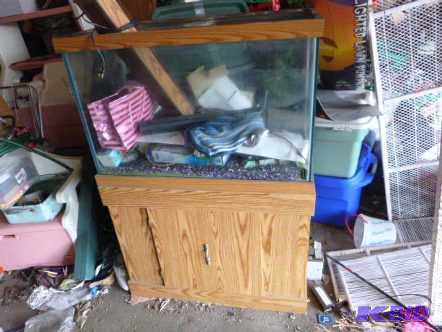 lot 118 image: Large Aquarium on Stand With suppli...