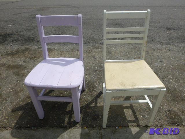 lot 148 image: 2 Wood Chairs...