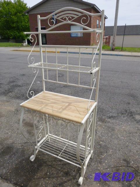 lot 158 image: Bakers Rack 70" X 28" X ...