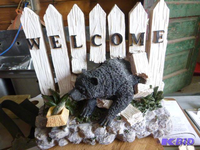 lot 159 image: Bear Welcome Sign...