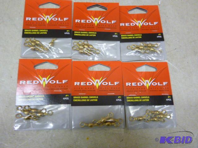 lot 36 image: 6 Packs of Red Wolf Brass Barrel Sw...
