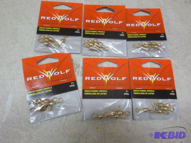 lot 37 image: 6 Packs of Red Wolf Brass Barrel Sw...
