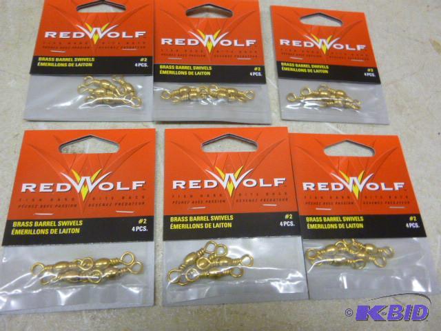 lot 38 image: 6 Packs of Red Wolf Brass Barrel Sw...