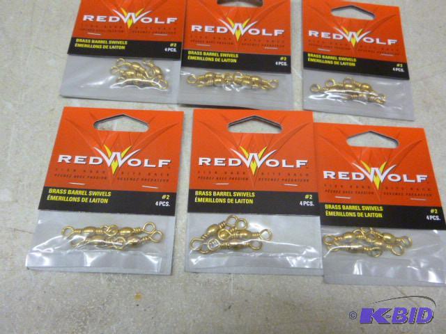 lot 39 image: 6 Packs of Red Wolf Brass Barrel Sw...