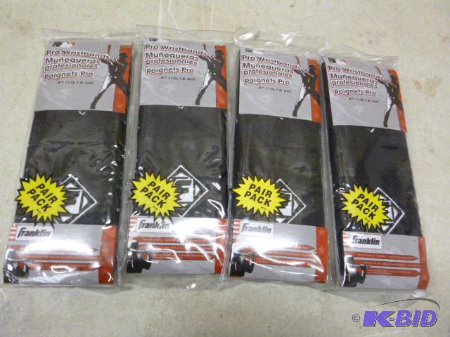 lot 43 image: 4 Packs of Franklin Pro Wristbands ...
