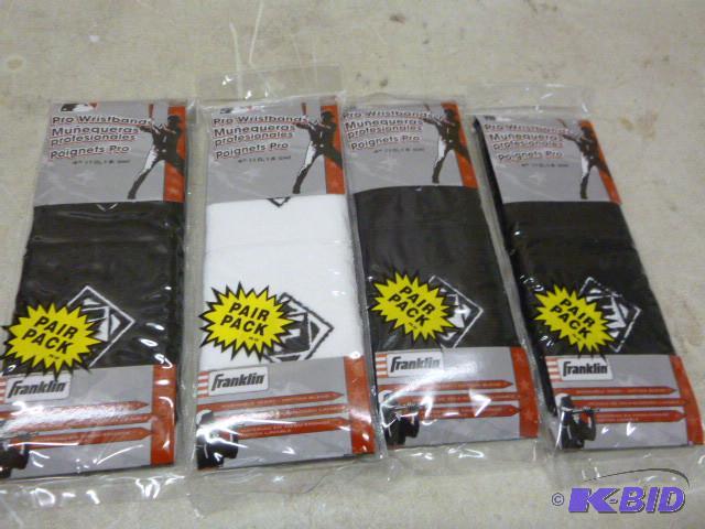 lot 49 image: 4 Packs of Franklin Pro Wristbands ...