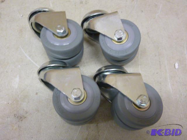 lot 51 image: 5 - 2" Hard Rubber Casters...