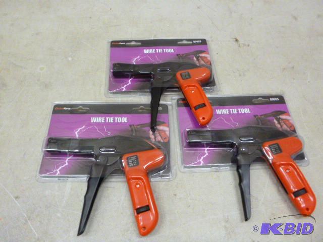 lot 60 image: 3 ElectraForce Wire Tie Tools...