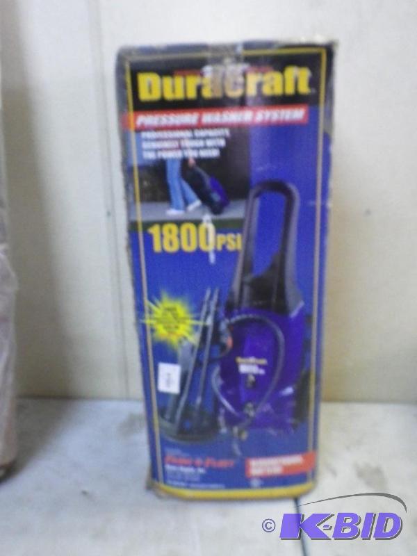Duracraft 1800 psi pressure washer...