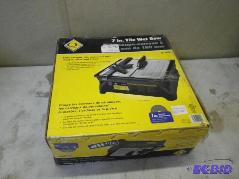7 &quot tile saw...