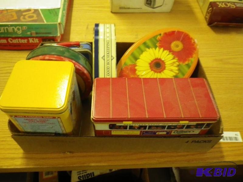 Collector tins...