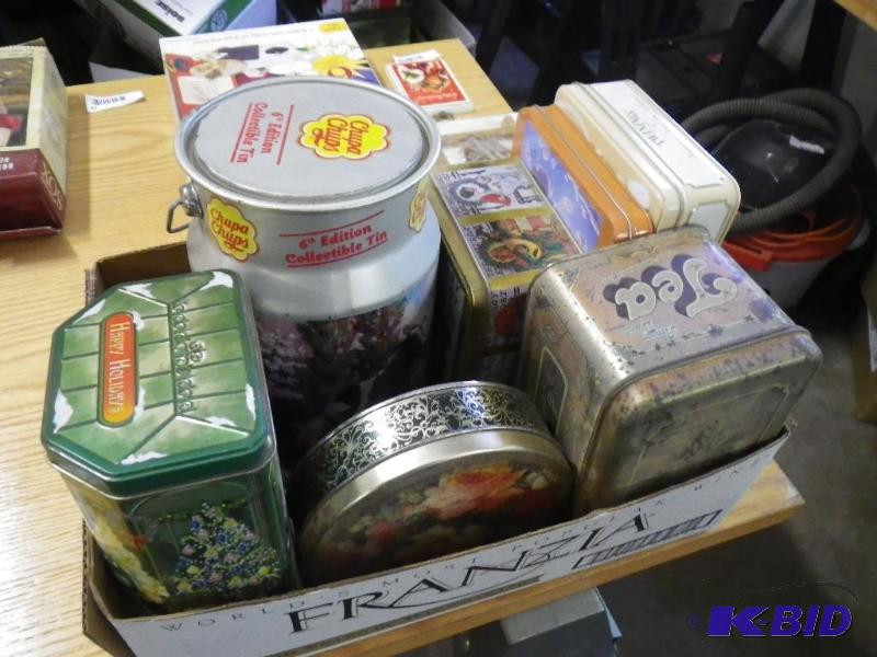 Collector tins...