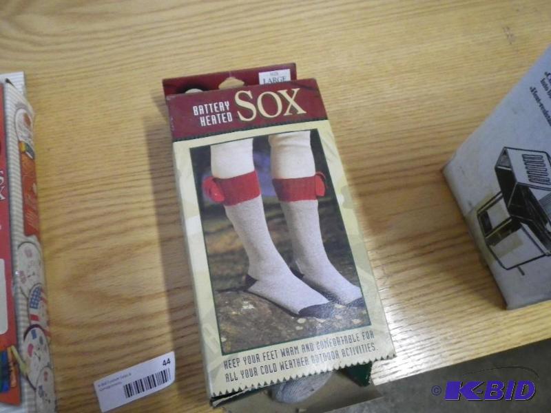 Battery heated socks...
